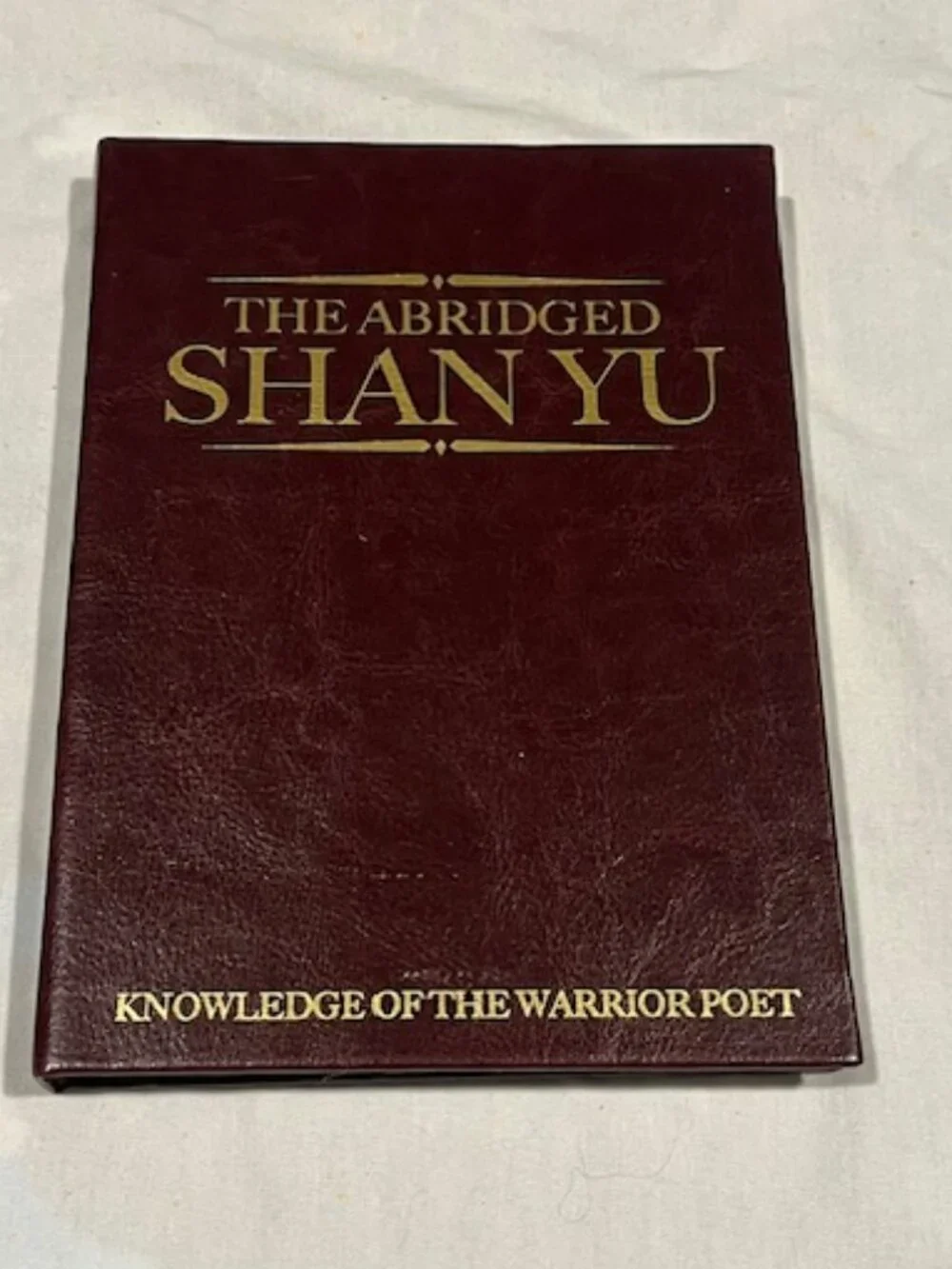 “The Abridged Shan Yu: Knowledge of the Warrior Poet” Blank Journal Notebook 5x7